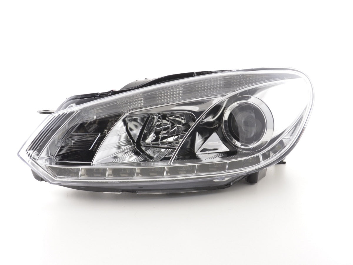 Scheinwerfer Set Daylight LED Tagfahrlicht VW Golf 6 Typ 1K 08- chrom für Rechtslenker Scheinwerfer Set Daylight LED Tagfahrlicht VW Golf 6 Typ 1K 08- chrom für Rechtslenker